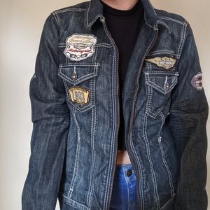 Authentic Harley Davidson Denim Jacket